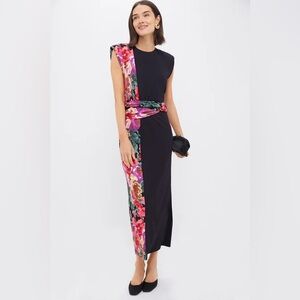 TUCKERNUCK Climbing Roses Stretch‎ Jersey Cleo Dress